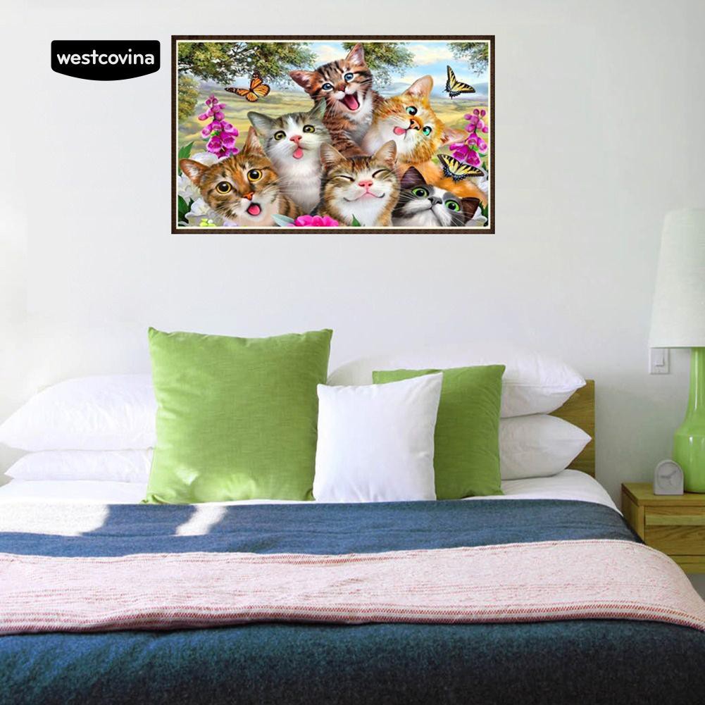 Tranh Đính Đá Hình Động Vật Đáng Yêu Tự Làm