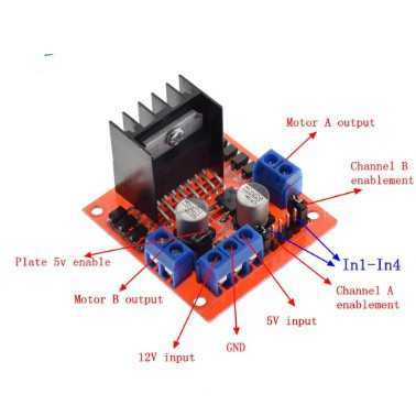 Module điều khiển động cơ DC L298N