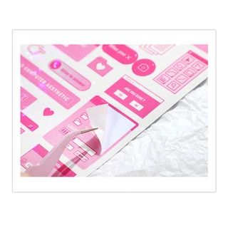 Flowertree 1 Sticker Dán Trang Trí Sổ Lưu Niệm