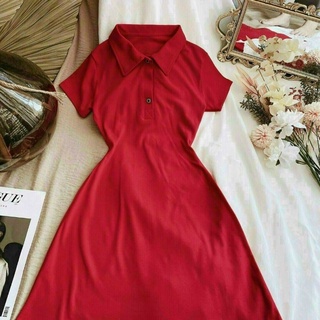 ĐẦM BODY ĐỎ POLO