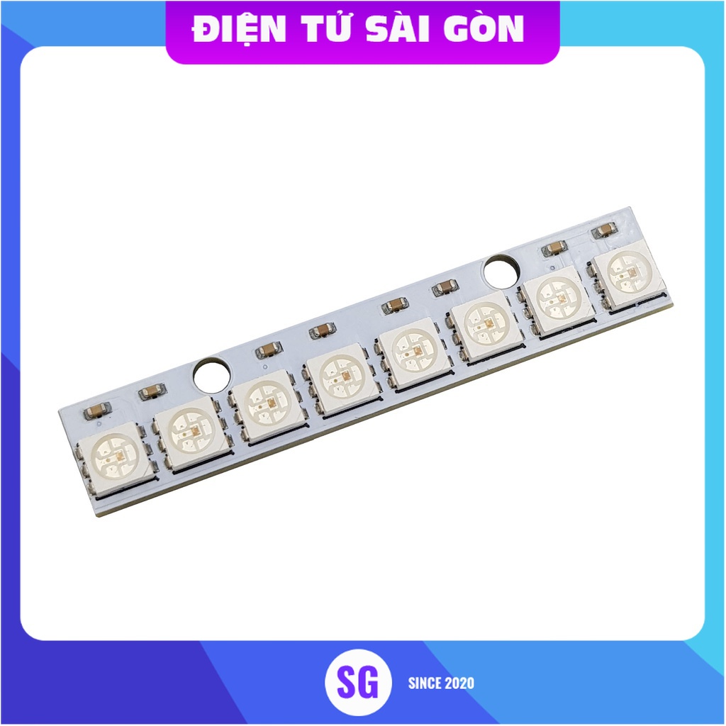 Mạch Hiển Thị NeoPixel 8 RGB LED WS2812 thanh thẳng - Vòng tròn