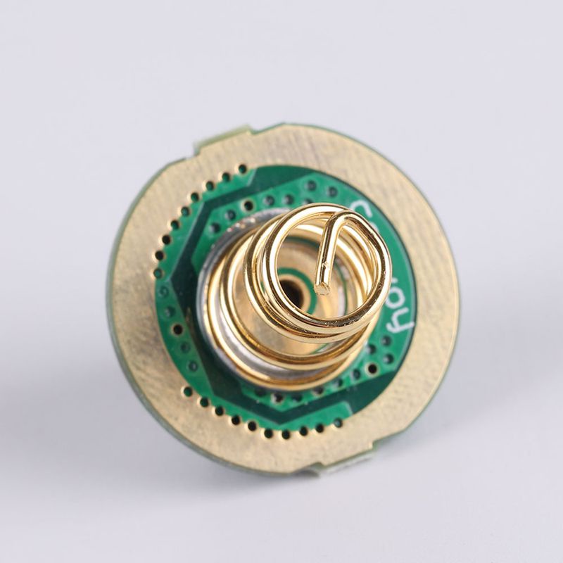 Công Tắc Đảo Chiều Đèn Pin 12 * 12mm + Lò Xo Mạ Vàng 20mm PCB