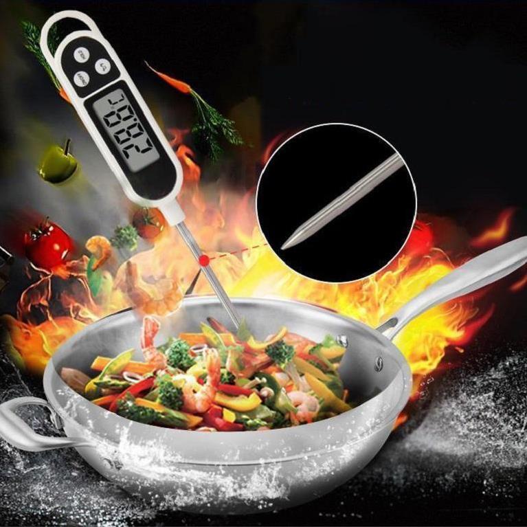 Que Thử Nhiệt Độ, Nhiệt Kế Đa Năng,Nhiệt Kế Nấu Ăn, Pha Sữa,Cafe,...