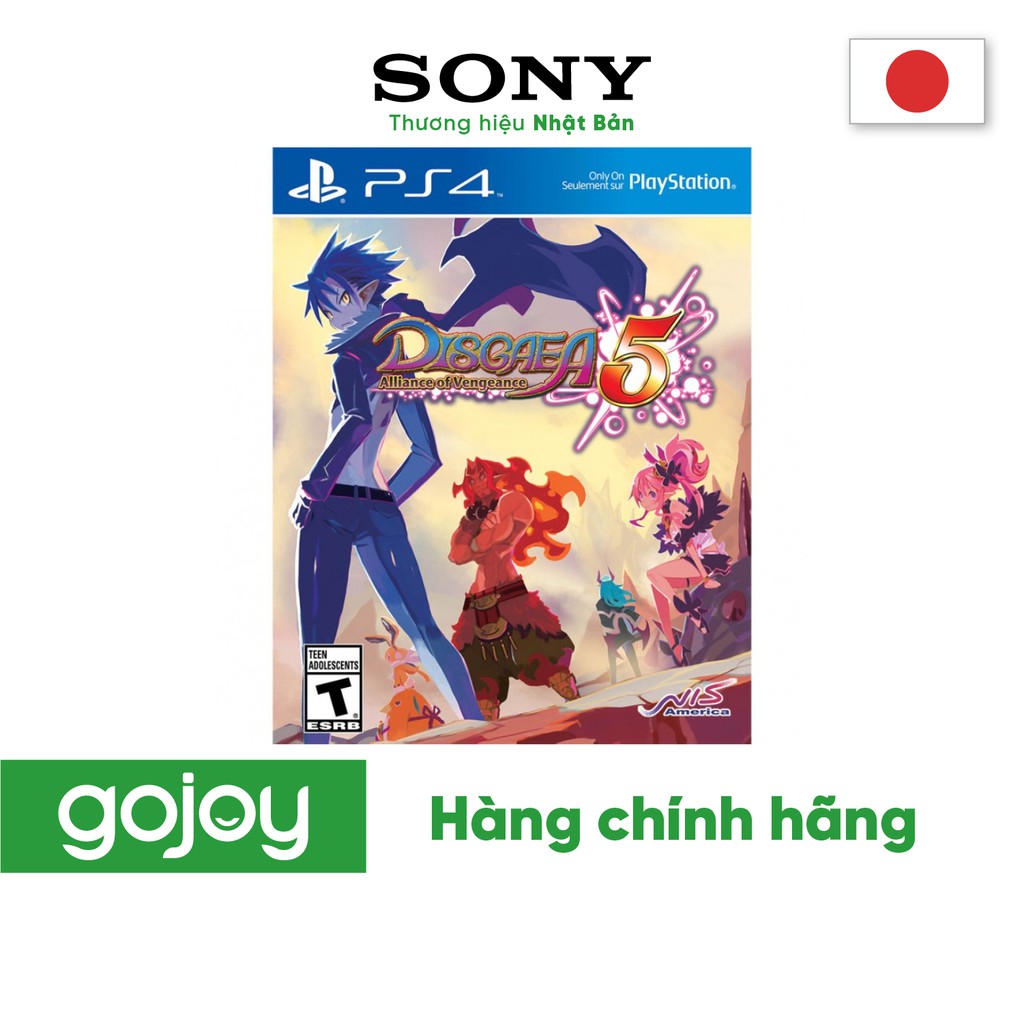 Đĩa Game SONY PS4 DISGAEA 5: ALLIANCE OF VENGEANCE PCAS-00041 - Không bảo hành