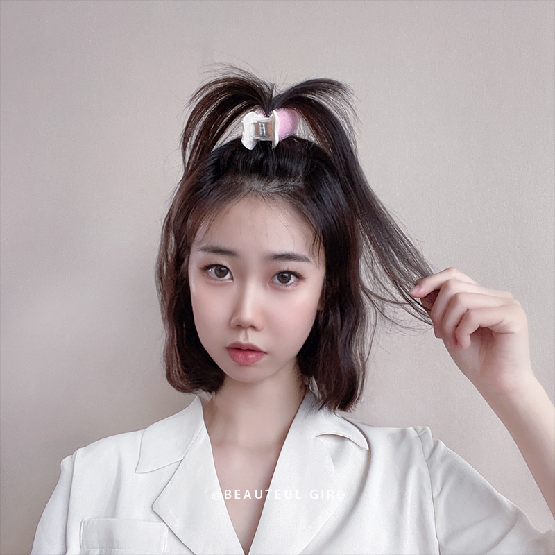 Kẹp uốn tóc mái làm phồng tóc không đường may