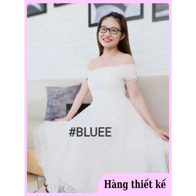 ( Hàng cao cấp ) ĐẦM DỰ TIỆC ĐẦM TRẮNG TRỄ VAI XÒE PHỐI LƯỚI MINER DRESS SANG TRỌNG DỄ THƯƠNG | BigBuy360 - bigbuy360.vn