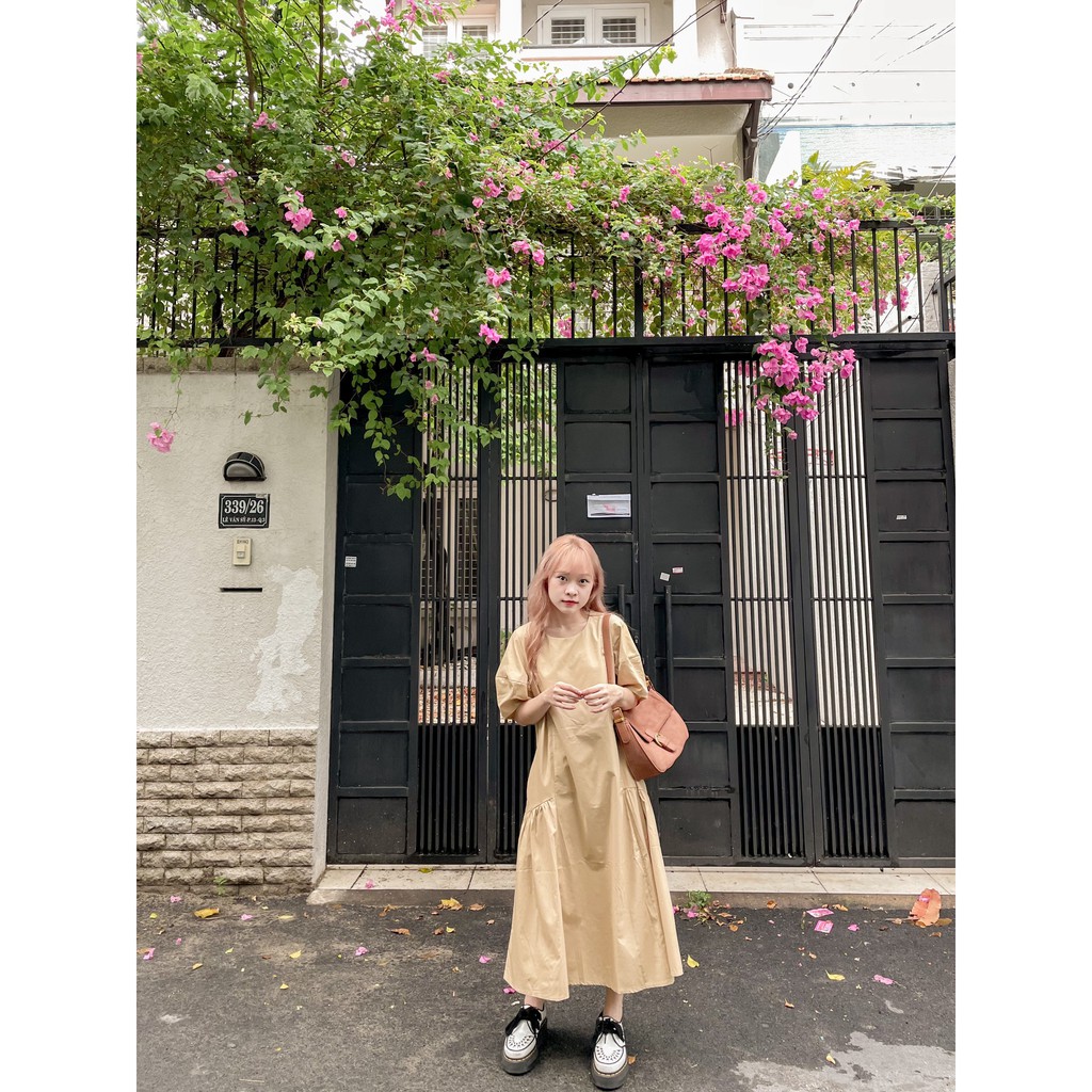 Chul Dress - Đầm Ulzang dáng xòe tay lỡ - Remmus.vn | BigBuy360 - bigbuy360.vn