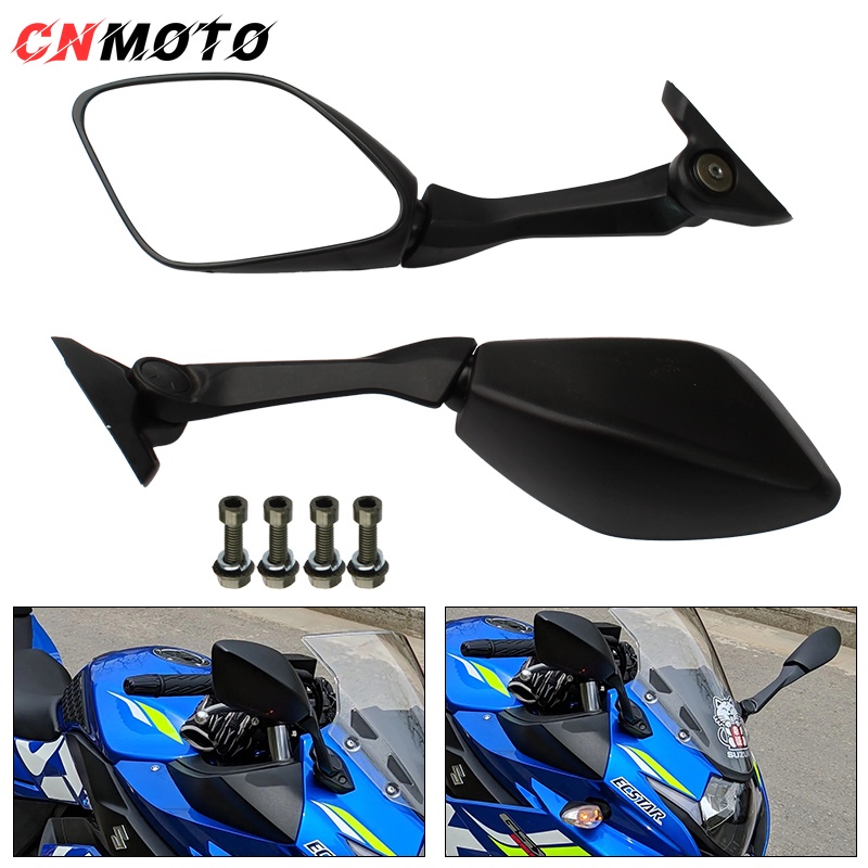 Dành Cho SUZUKI Gixxer SF150 SF250 150SF 250SF GSX250R Motocross Đen Gương Chiếu Hậu Gương Bên Gương