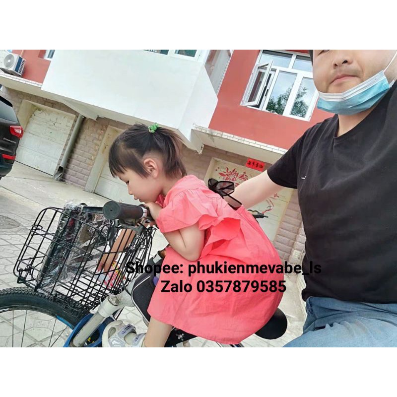 H68- Ghế ngồi trước xe đạp thể thao cho bé 3-6 tuổi