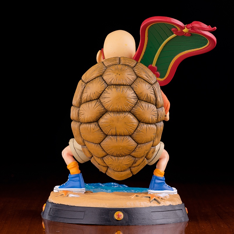 Mô hình Dragonball quy lão tiên sinh kame cầm quạt ba tiêu - Mô hinh sư phụ rùa siêu to