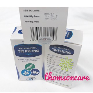 Hạ Cholesterol Tín Phong - Giảm mỡ máu