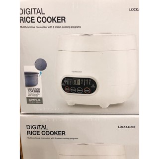 Nồi cơm Điện tử mini Đa năng 0.8L LOCK&LOCK-EJR326WHT