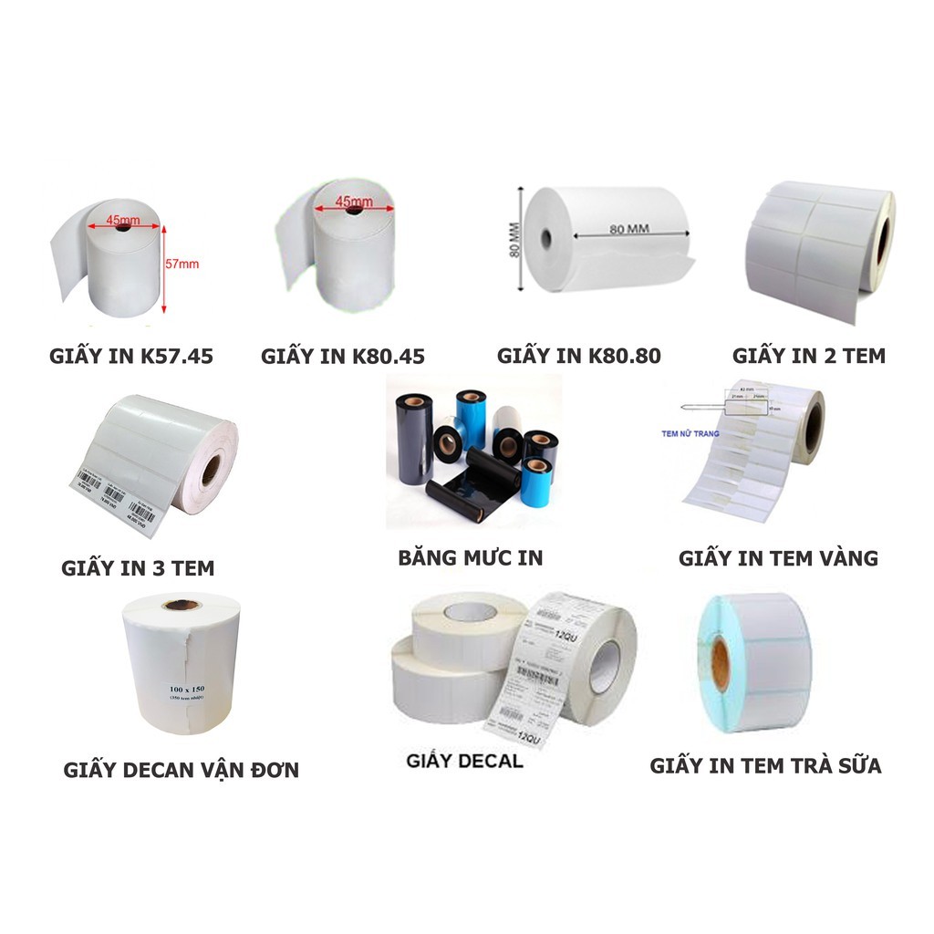 Giấy In Máy In Mã Vạch Giá Sỉ