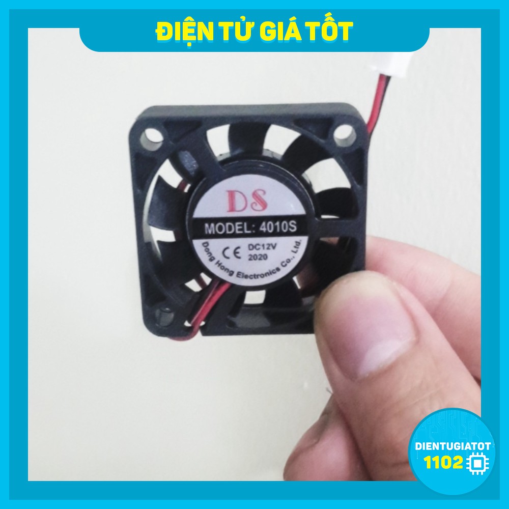 Quạt tản nhiệt 12V 4x4CM, Quạt tản nhiệt