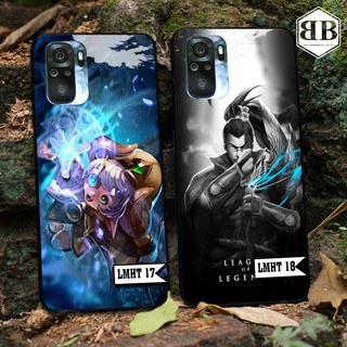 Ốp lưng kính cường lực Xiaomi Redmi Note 10 hình liên minh huyền thoại