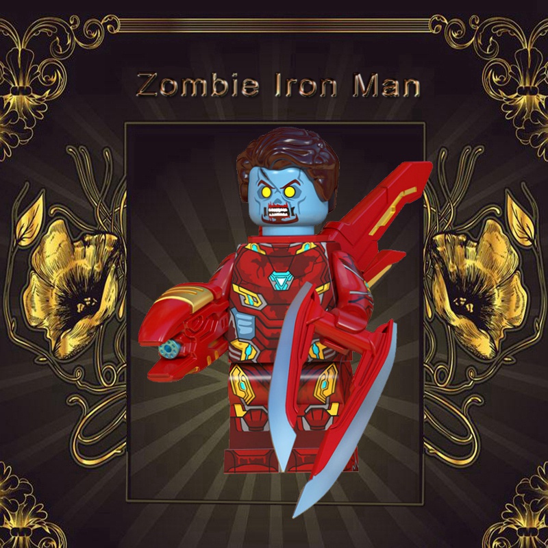 Bộ Đồ Chơi Lắp Ráp Mô Hình Nhân Vật Iron Man Marvel