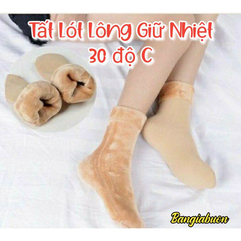 Tất giữ nhiệt lót lông siêu ấm