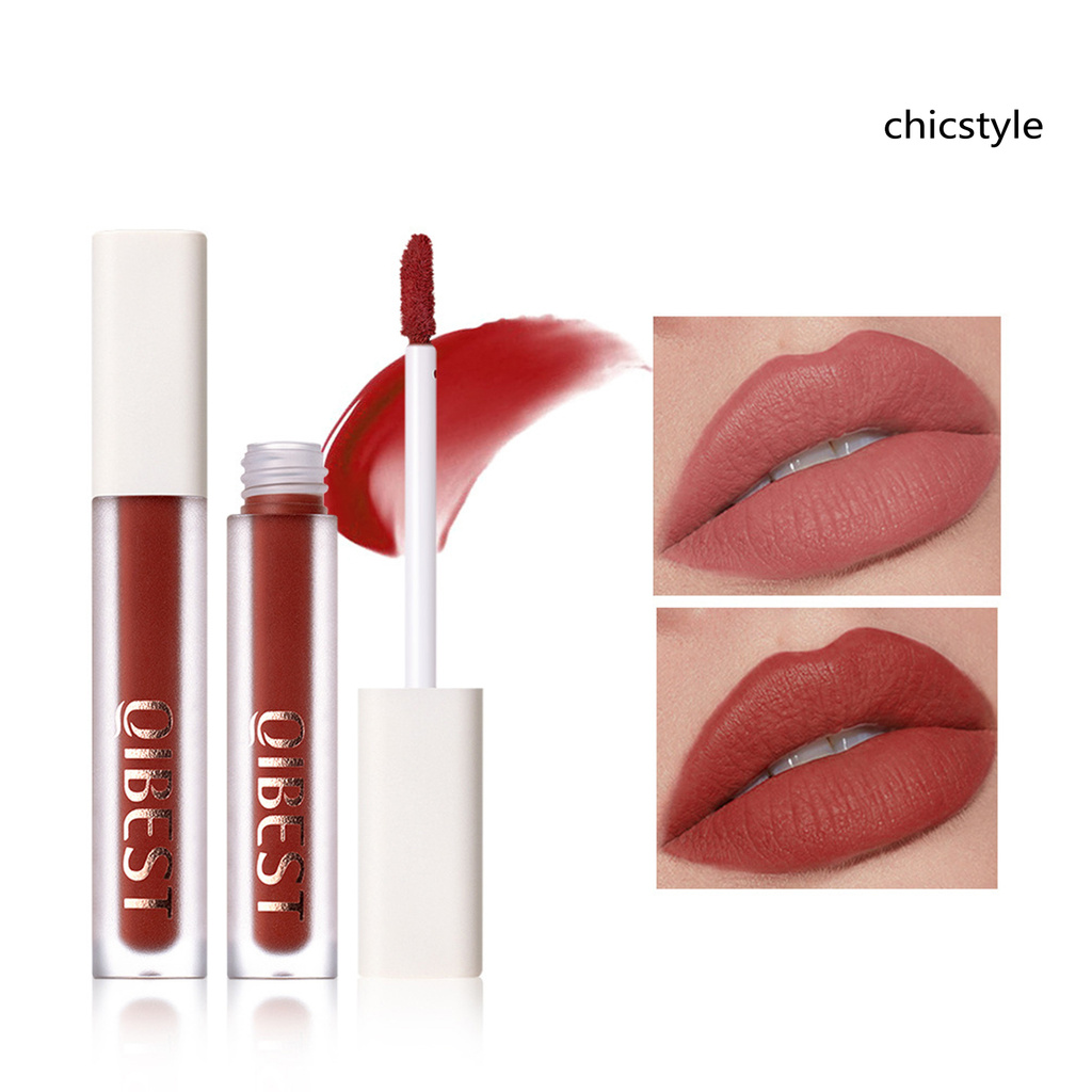 (Hàng Mới Về) Son Kem Màu Nhung Lì Không Thấm Nước Lâu Trôi Cho Nữ | BigBuy360 - bigbuy360.vn
