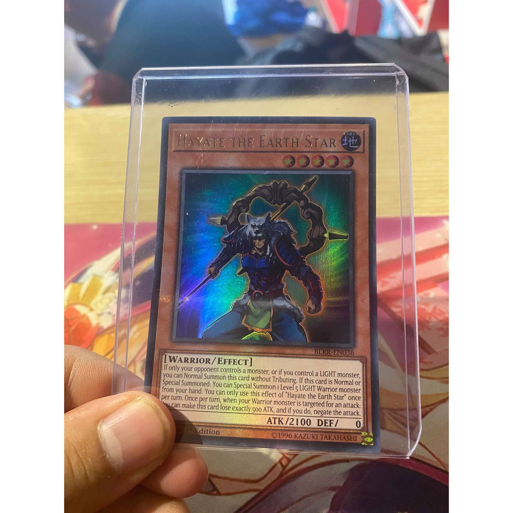 Lá bài thẻ bài Yugioh Hayate the Earth Star – Ultra Rare - Tặng bọc bài nhựa bảo quản