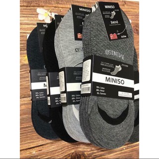 SET 5 đôi Tất hài nam Miniso xuất nhật thông hơi xuất Nhật loại 1 Li.Mii Shop