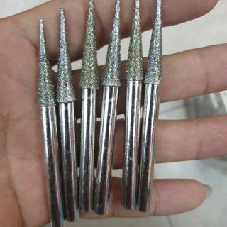 Đầu mài kim cương nhọn chuôi 6mm