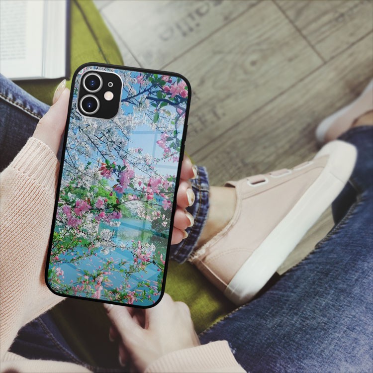 Ốp di động họa tiết hoa buy Iphone 7/7Plus/8/8Plus/X/Xs/Xs Max/11/11 Promax/12/12 Promax OK-PIC20210577