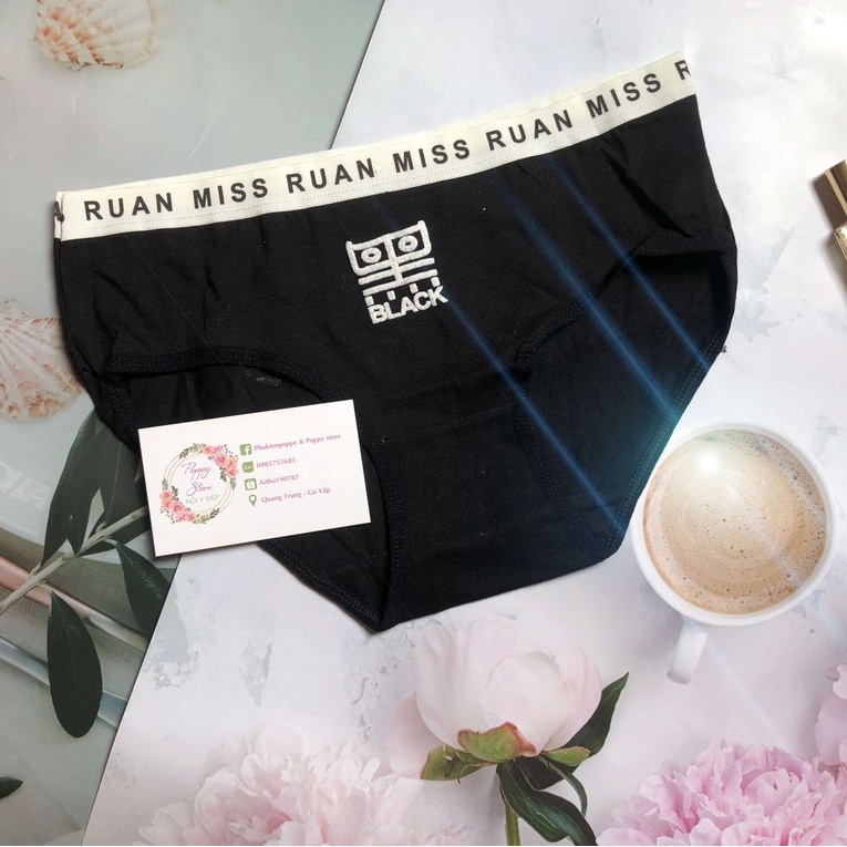 Quần lót nữ ⚠️ Mã AT48 / CHE TÊN SẢN PHẨM ⚠️ Combo 5 Quần lót mềm mịn chất liệu cotton, thấm hút, co giãn 4 chiều