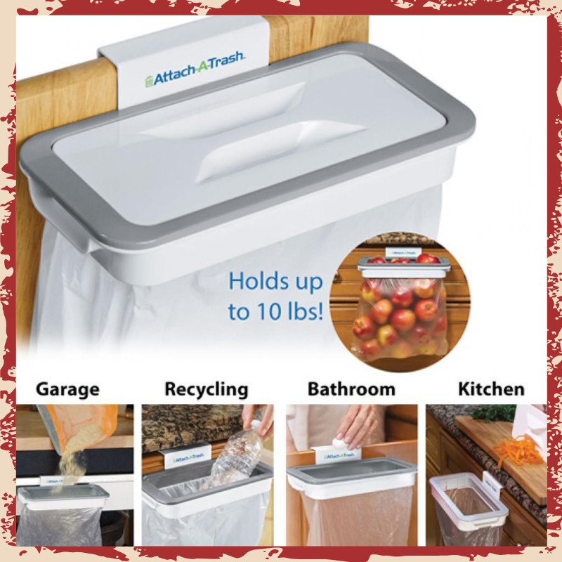 ✳️XẢ KHO✳️ Giá treo túi đựng rác thông minh Attach A Trash, giúp phòng bếp luôn gọn gàng, sạch sẽ. 3777