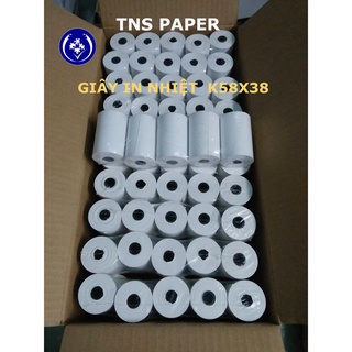 Thùng 100 cuộn giấy in nhiệt 57x38
