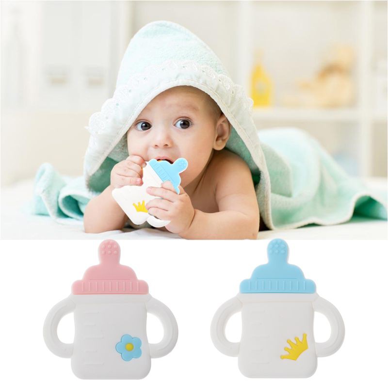 Đồ chơi tập nhai hình bình sữa cho bé