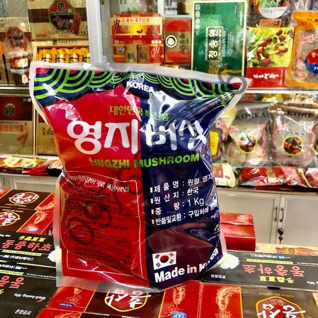 [SALE GIÁ SỐC] Nấm Linh Chi túi cờ Hàn Quốc, Túi 1Kg