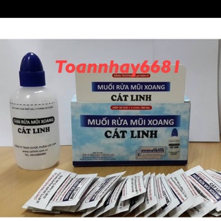 Muối rửa mũi xoang cát linh