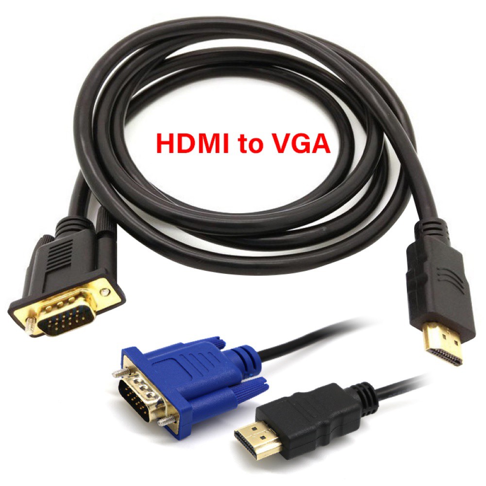 Cáp Chuyển Đổi Hdmi Sang Vga Dài 1.8m Cho Pc Dvd Hdtv