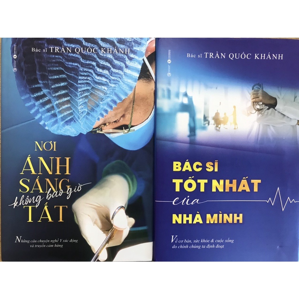 Sách - Combo Nơi ánh sáng không bao giờ tắt và Bác sĩ tốt nhất của nhà mình (Bìa mềm)