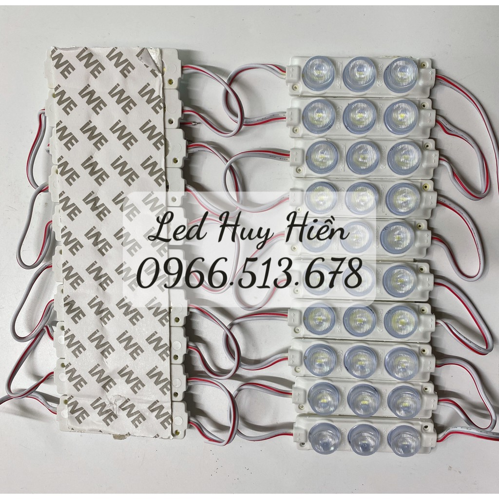 Led hắt rọi 3 bóng siêu sáng, đèn led hắt 3 bóng công suất 3w màu trắng sáng
