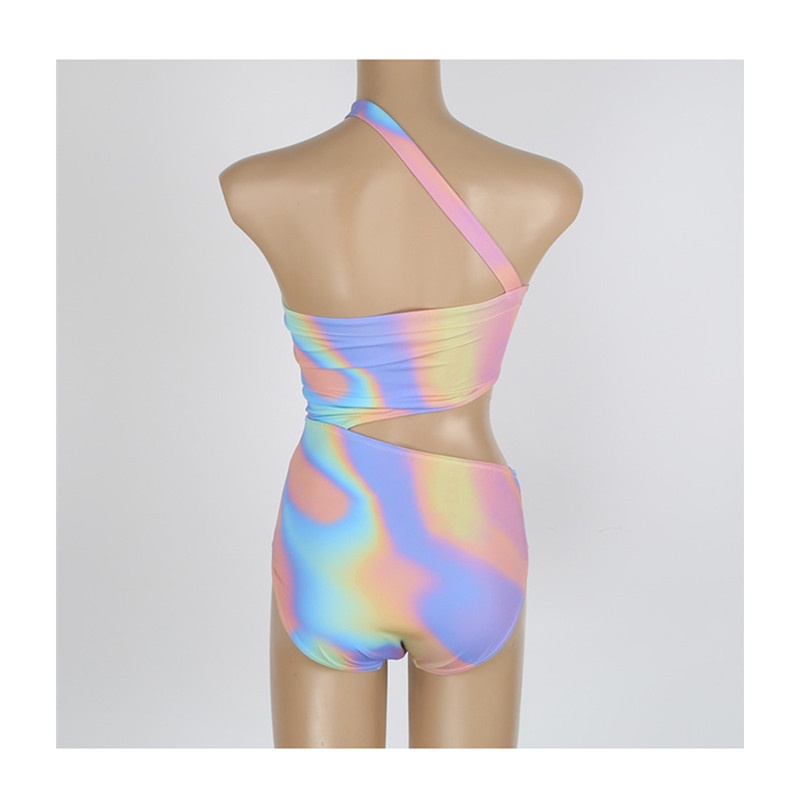 Bộ Đồ Bơi Một Mảnh Chất Liệu Nylon Màu Xanh Dương / Lì Thiết Kế Khoét Lưng Quyến Rũ Cho Nữ | BigBuy360 - bigbuy360.vn
