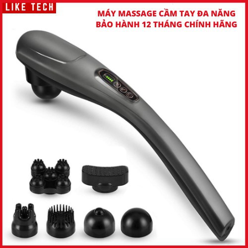 Máy massage cầm tay - Máy Massage Cầm Tay Đa Năng LIKETECH, MCT-605,  giảm đau ở cổ, vai, lưng..., bảo hành 12T