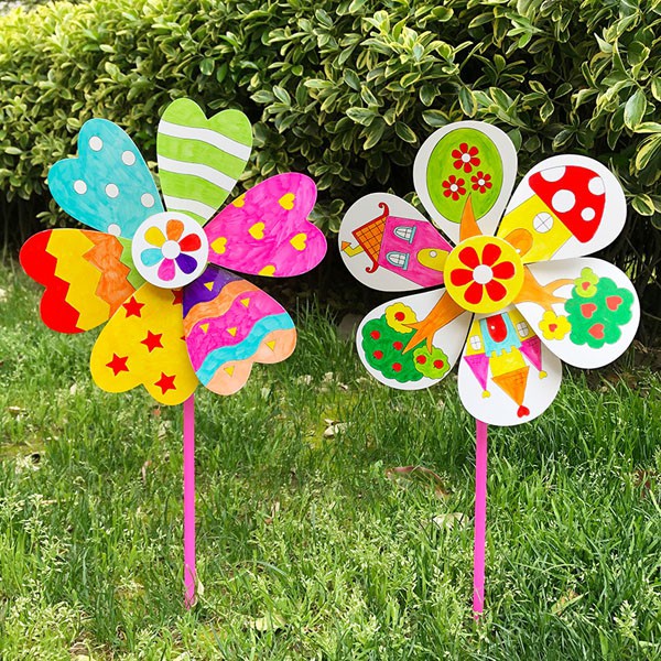 Chong chóng tô màu sáng tạo - Đồ chơi DIY siêu cute cho bé