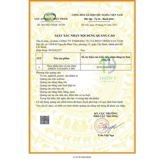 VITAMIN E ĐỎ OSKIN - HỘP 30 VIÊN