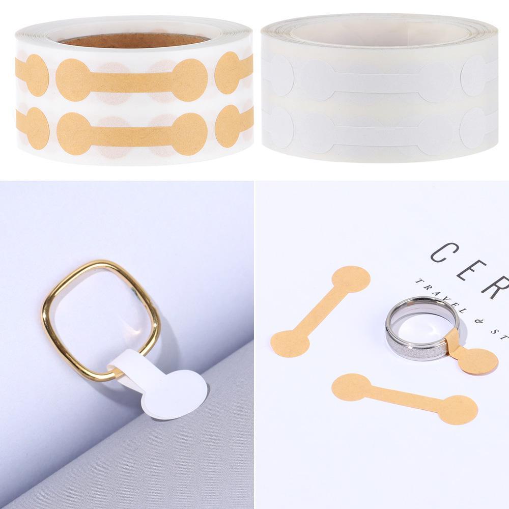 Set 500 Thẻ Giấy Kraft Màu Trắng / Nâu Chuyên Dụng Cho Trưng Bày Trang Sức
