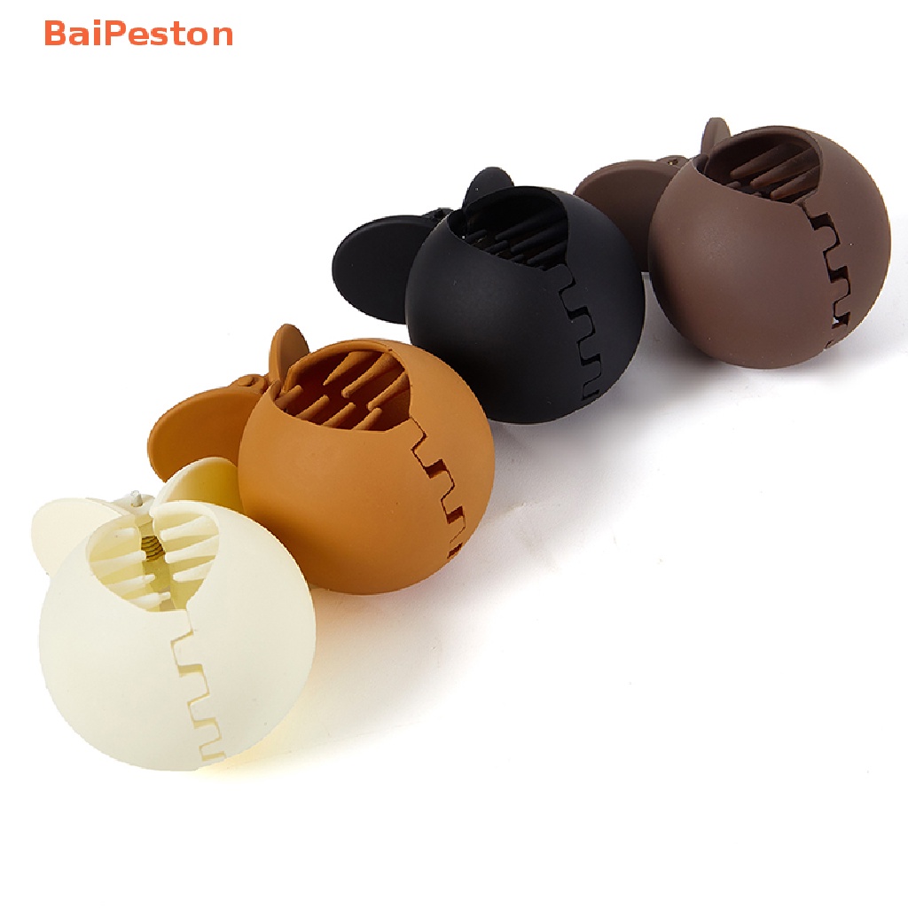 1 Kẹp Tóc Dạng Nhám Màu Trơn Hình Đầu Cá Mập