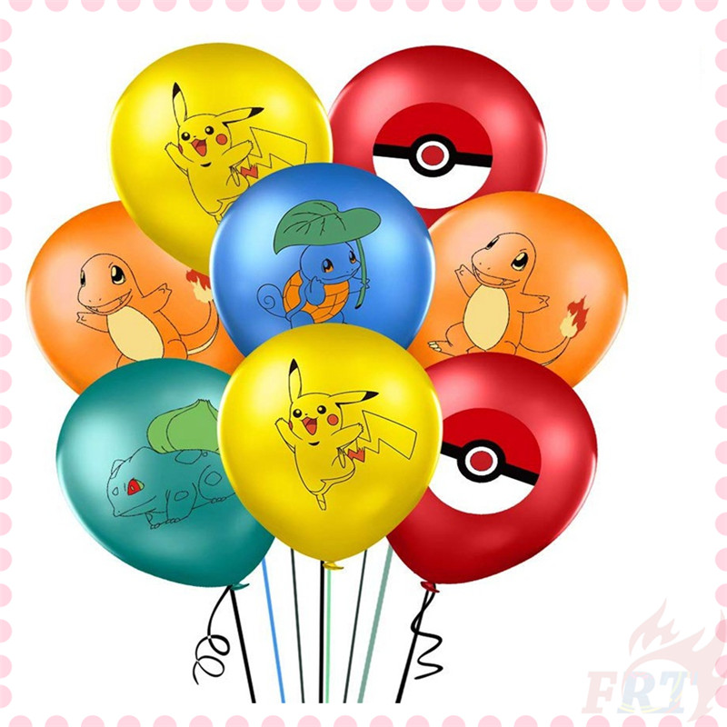 Bóng bay 12inch làm từ Latex họa tiết hoạt hình Pokemon Go series 02 trang trí tiệc