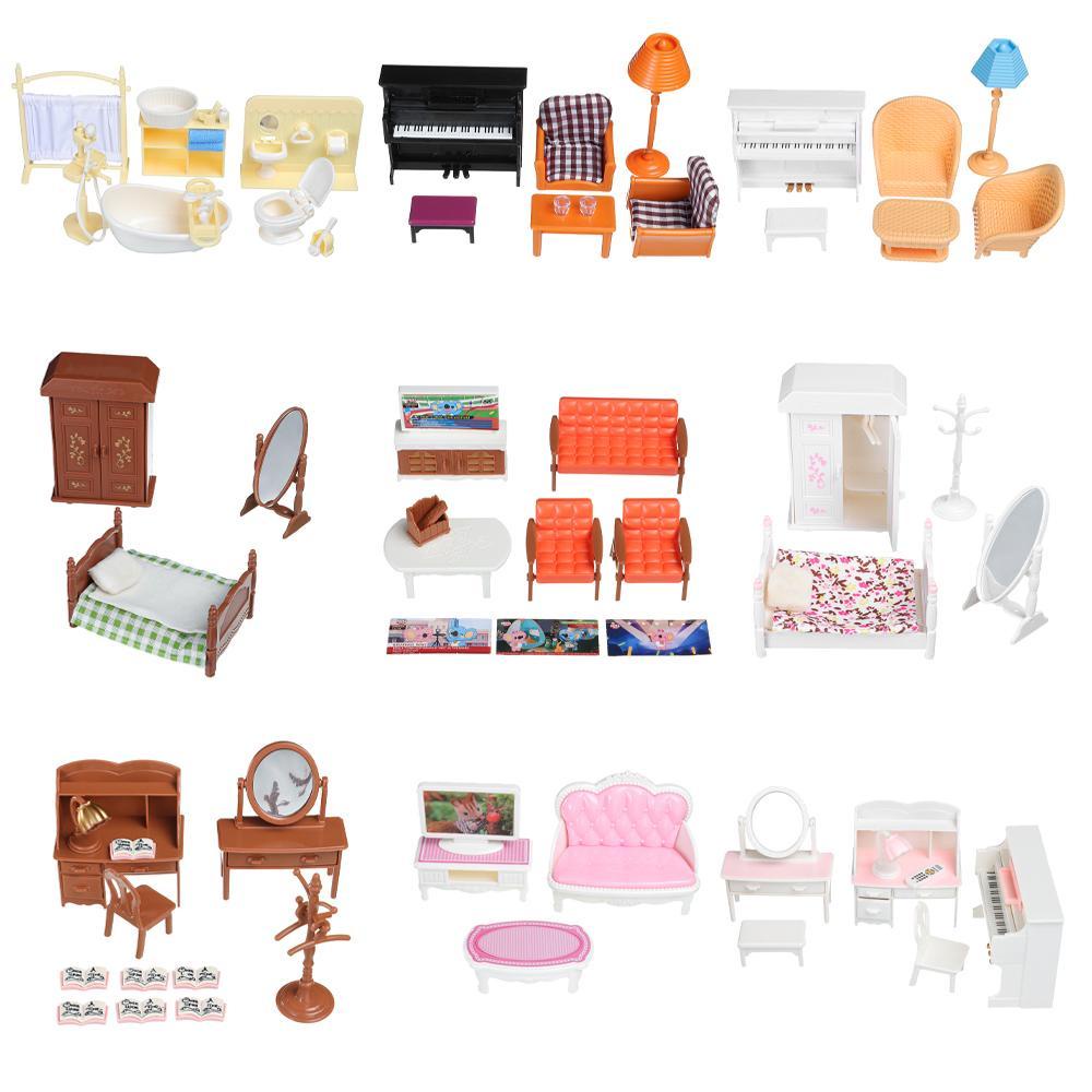 LAYOR1 1 Bộ Nội Thất Mini Tỉ Lệ 1: 12 Trang Trí Tiểu Cảnh Sân Vườn