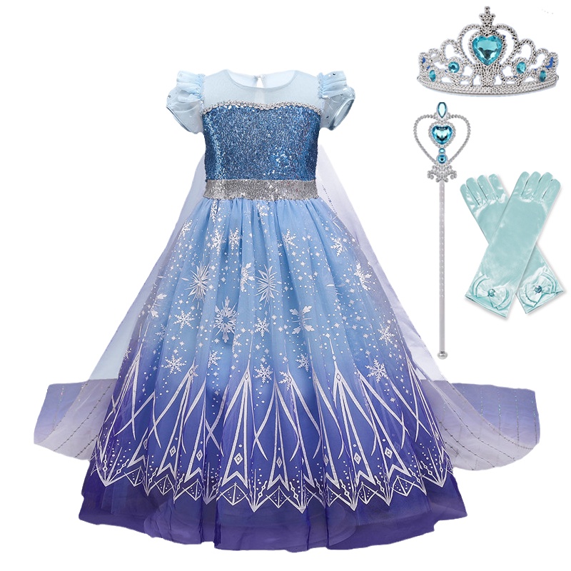 Đầm Hóa Trang Công Chúa Lễ Hội Halloween Cho Bé Gái