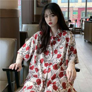 Sơ mi hoa hồng msđ