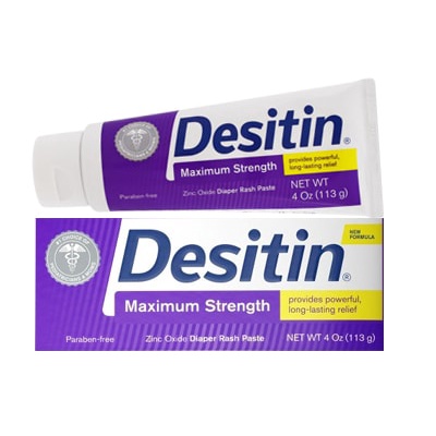 Kem hăm tã cho bé Desitin tím và Desitin xanh