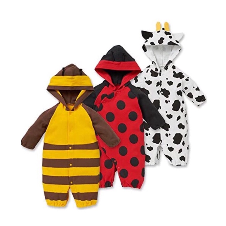 Body liền thân hình thú cho bé 3-5kg-Bodysuit, bộ liền quần, body thú dài tay, ngắn tay cho trẻ