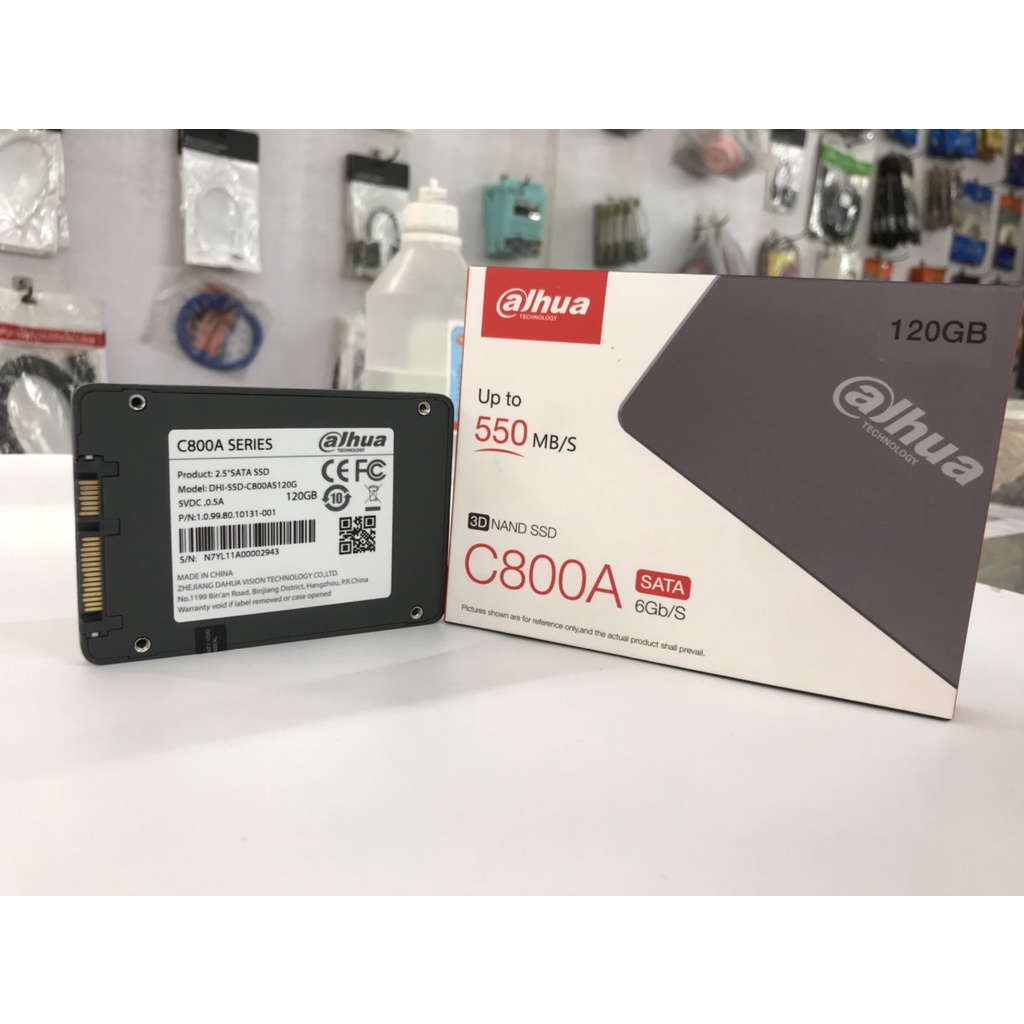 SSD Dahua C800A 120GB Sata III 2.5" - Hàng Chính Hãng Bảo Hành 3 Năm - Tặng Kèm Dây SATA
