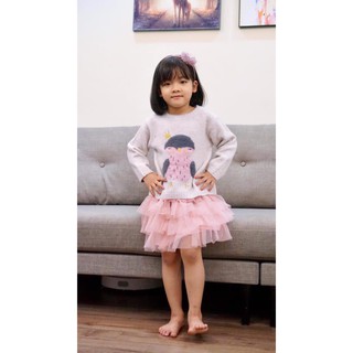 Chân váy hồng voan Primark dư xịn