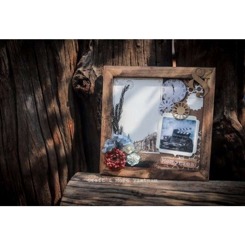 Khung ảnh trang trí handmade 20x20